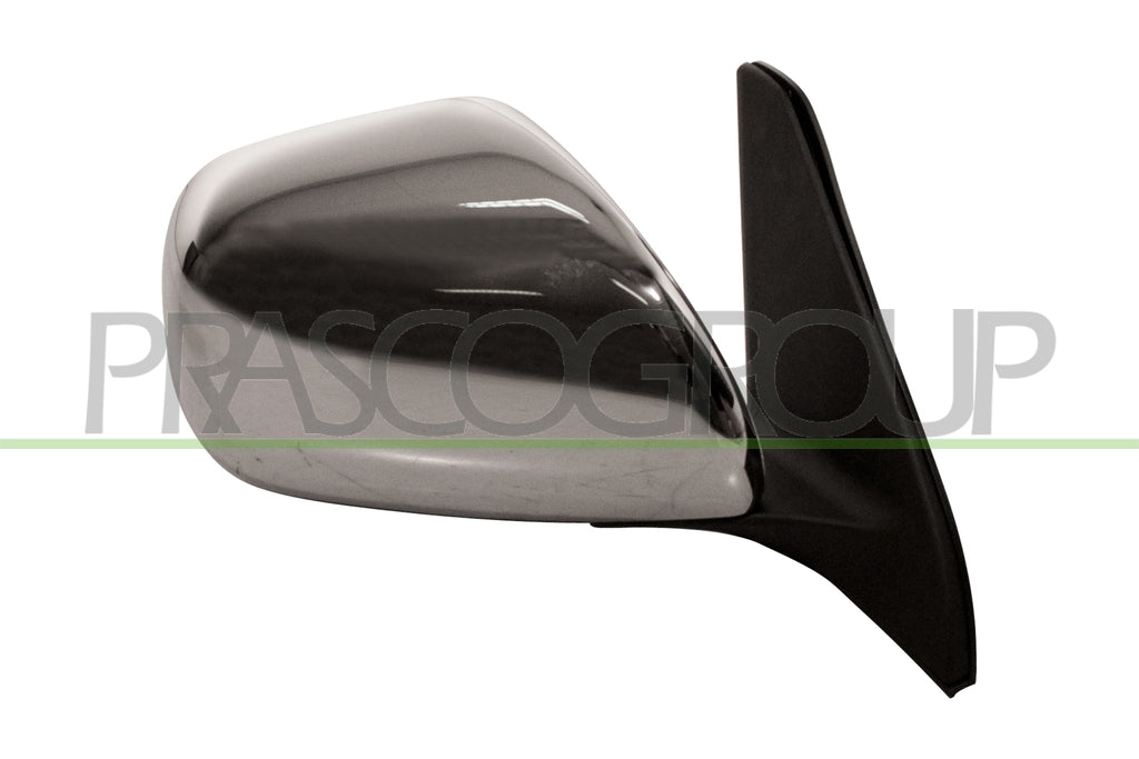 retrovisore destro manuale nero convesso con calotta cromata mod 02 toyota landcruiser j100 1998 2004 ty8487013
