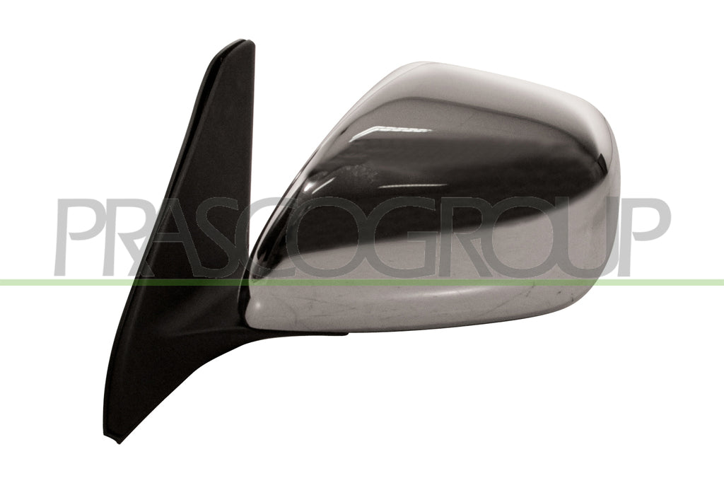 retrovisore sinistro manuale nero convesso con calotta cromata mod 02 toyota landcruiser j100 1998 2004 ty8487014