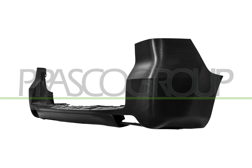 paraurti posteriore nero liscio da primerizzare con tracce pdc e park assist toyota landcruiser prado 2018 2021 ty8561051