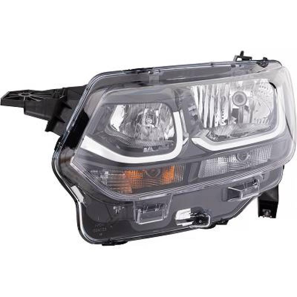 proiettore destro h1 h7 elettrico con motore con luce diurna w21 5w toyota proace city van 2019 su001 b1698