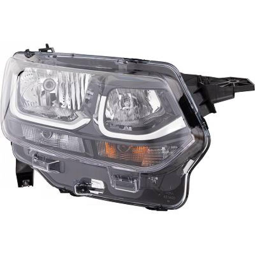 proiettore sinistro h1 h7 elettrico con motore con luce diurna w21 5w toyota proace city van 2019 su001 b1699