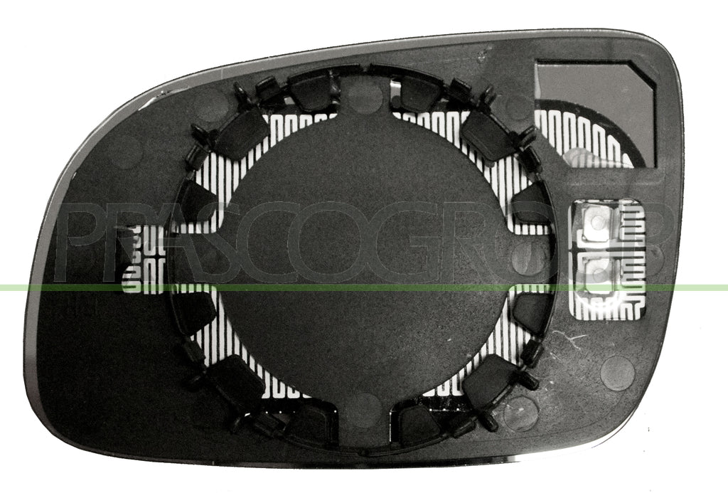 piastra specchio destra termica convessa grande volkswagen polo 1999 2001 vg0207515