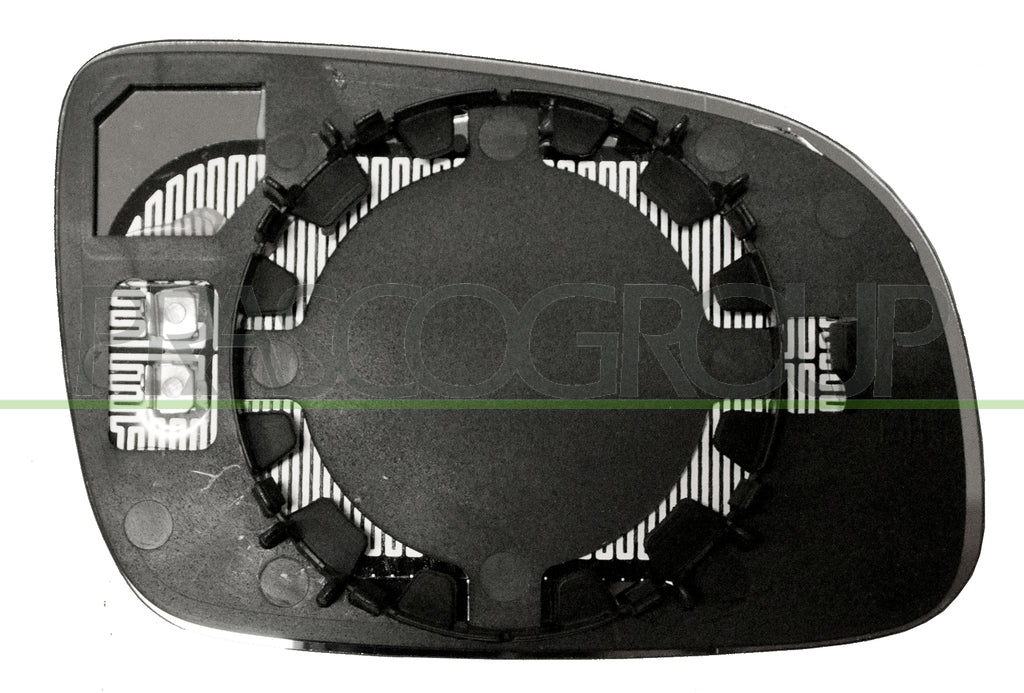 piastra specchio sinistra termica asferica grande volkswagen polo 1999 2001 vg0207516