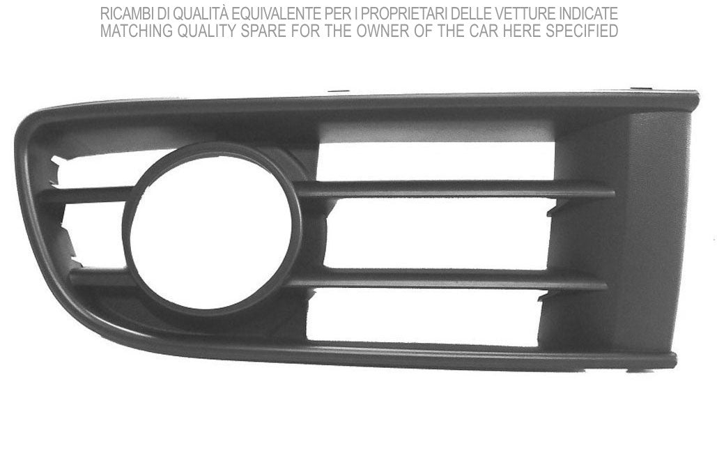 griglia destra paraurti anteriore nera con sede fendi volkswagen polo 2001 2005 vg0212123