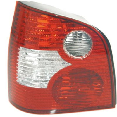 fanale posteriore sinistro senza portalampada rosso bianco mod 3 5 porte volkswagen polo 2001 2005 vg0214154
