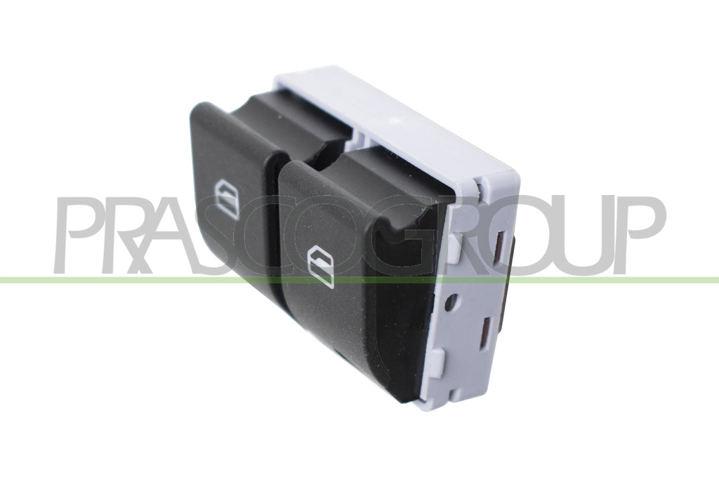 pulsantiera alzacristallo porta anteriore sinistra nera 2 interruttori per finestrino posteriore destro e sinistro senza funzione chiusura automatica 4 pins seat ibiza cordoba 2002 2006 vg021ws04