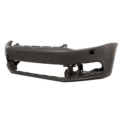 paraurti anteriore con primer con fori lavafari supporti con tracce pdc volkswagen polo 2014 2017 vg0241011