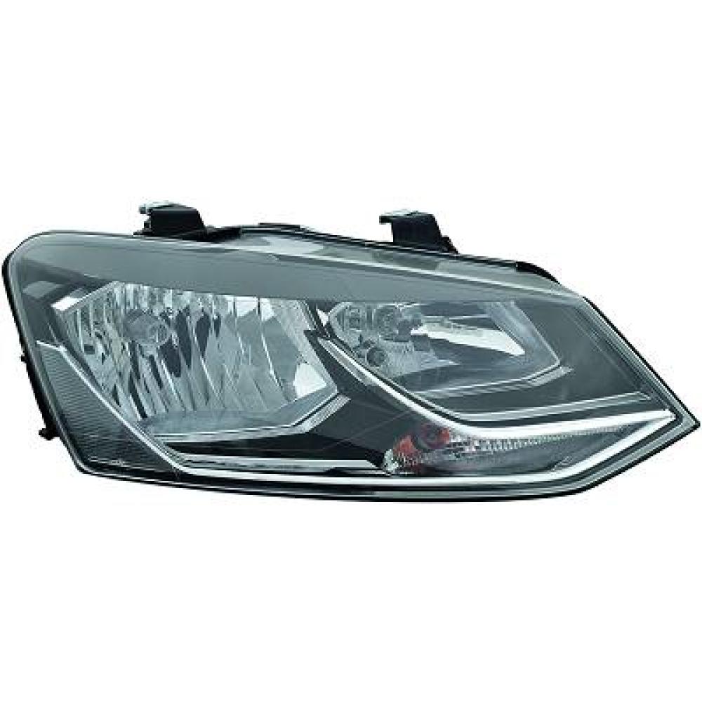 proiettore sinistro h7 h7 elettrico con motore volkswagen polo 2014 2017 vg0244904