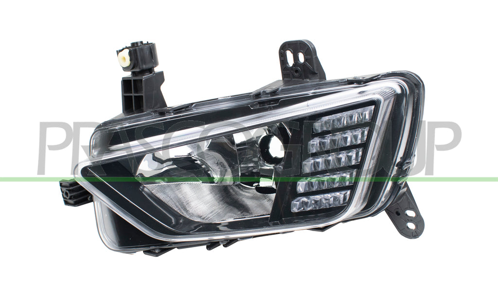 fendinebbia destro con luce diurna nero led volkswagen polo 2017 2021 vg0254415