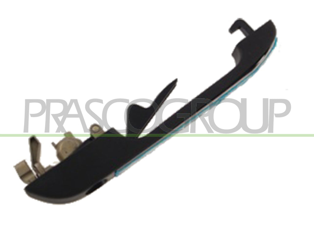 maniglia anteriore sinistra esterna nera con inserto cromato con foro nottolino volkswagen passat santana b2 1985 1988 vg0288002