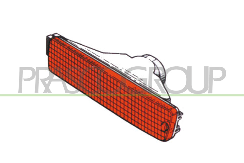 fanale sinistro paraurti anteriore arancio volkswagen golf ii 1989 1991 vg0304304