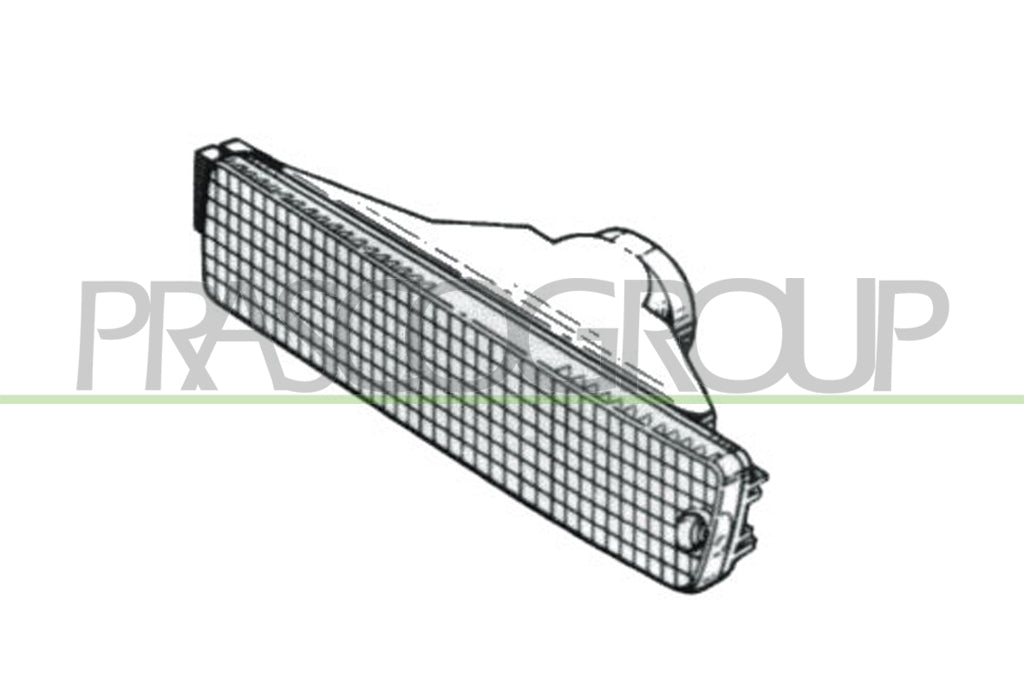 fanale sinistro paraurti anteriore bianco volkswagen golf ii 1989 1991 vg0304314