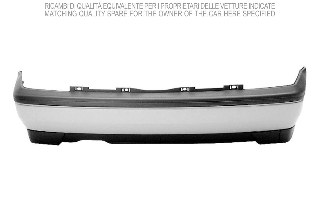 paraurti posteriore parzialmente con primer mod gl gt gti 07 94 volkswagen golf iii 1991 1997 vg0321061