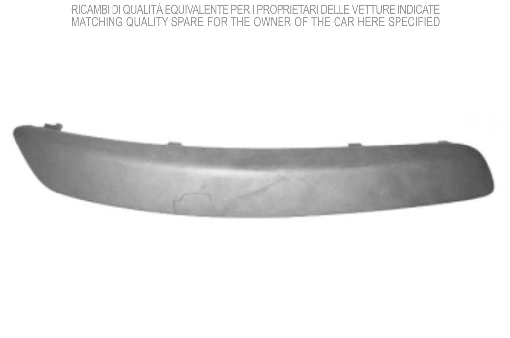 modanatura destra paraurti anteriore con primer volkswagen golf v 2003 2008 vg0361245
