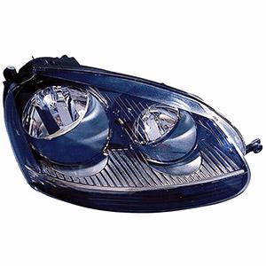 proiettore destro h7 h7 elettrico con motore nero volkswagen golf v gti gtd 2004 2009 vg0364913