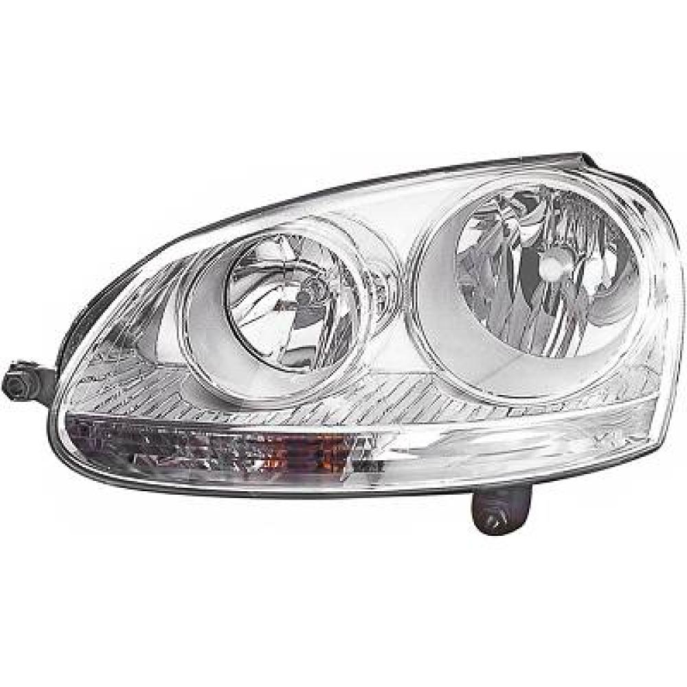 proiettore sinistro h7 h7 elettrico con motore cromato volkswagen jetta golf variant 2005 2010 vg0364924