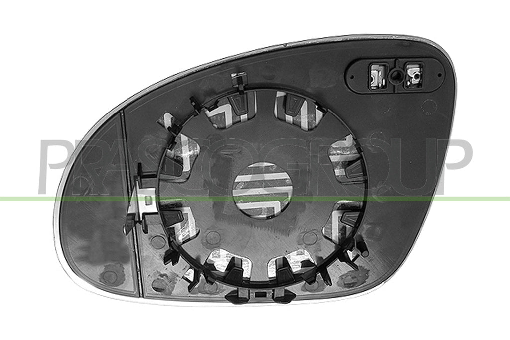 piastra specchio destra termica convessa blu volkswagen sharan 2004 2010 vg0367523