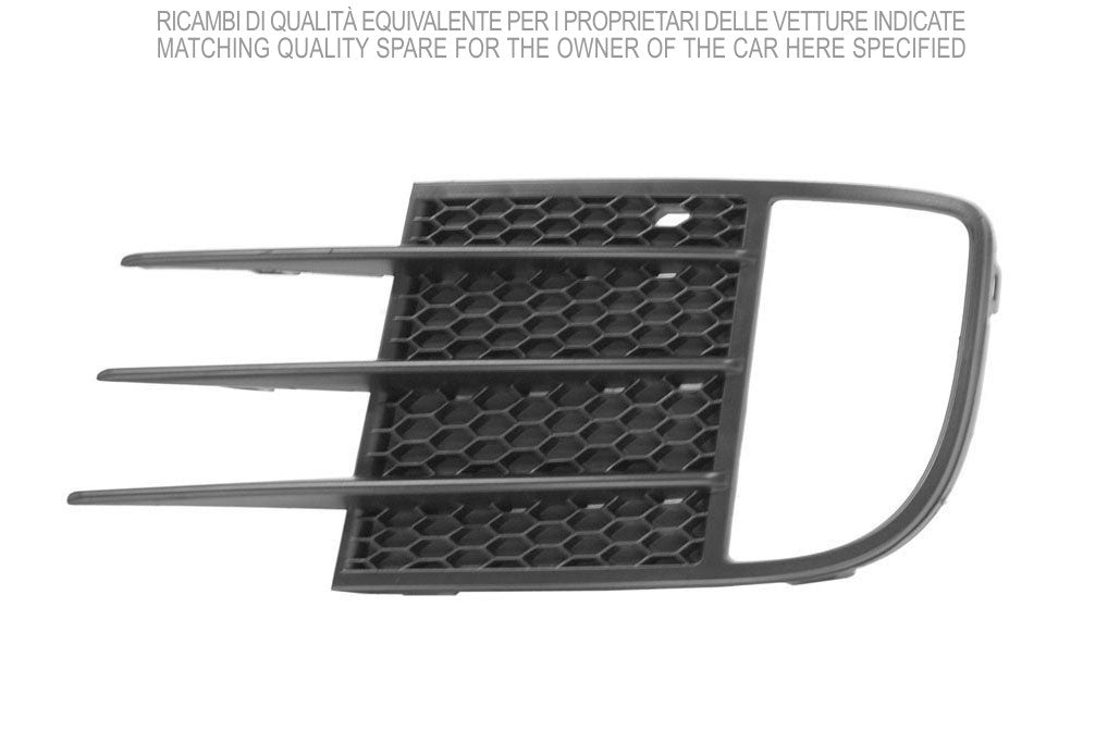 griglia sinistra paraurti anteriore nera con sede fendi volkswagen golf vi gti gtd 2009 2012 vg0392134
