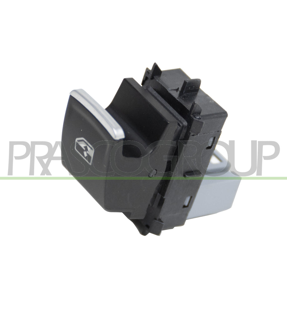 interruttore alzacristallo porta anteriore destra nero bordo cromato 4 pins volkswagen golf sportsvan 2014 2017 vg044ws01