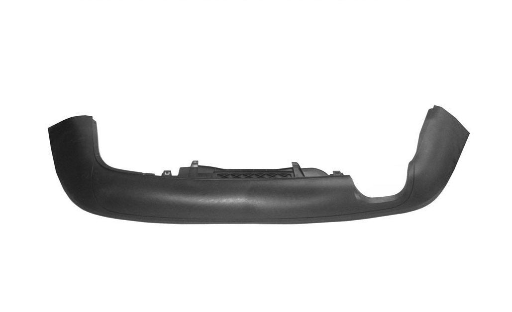 spoiler paraurti posteriore nero lucido con scarico singolo a destra mod 4 porte volkswagen passat b6 2005 2010 vg0541851