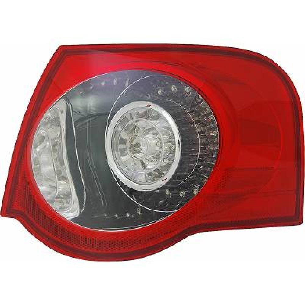 fanale posteriore destro esterno con portalampada bianco rosso led mod station wagon volkswagen passat b6 2005 2010 vg0544173