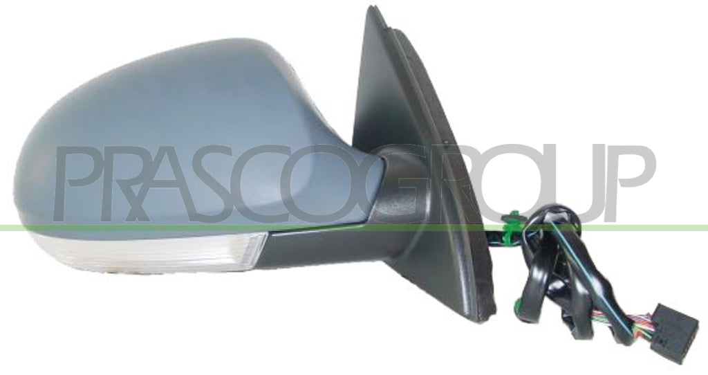 retrovisore destro elettrico termico con primer chiudibile con luce cortesia con memoria con fanale 16h13p volkswagen passat b6 2005 2010 vg0547333p