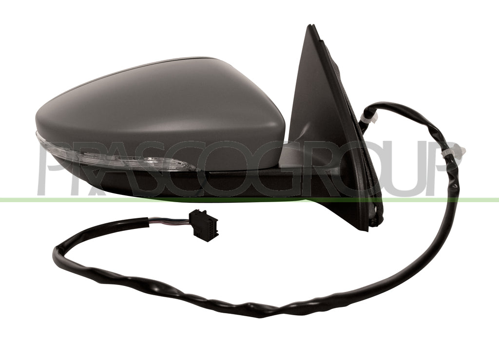 retrovisore destro elettrico termico con primer con fanale convesso 16h6p volkswagen passat b7 2010 2014 vg0557303p