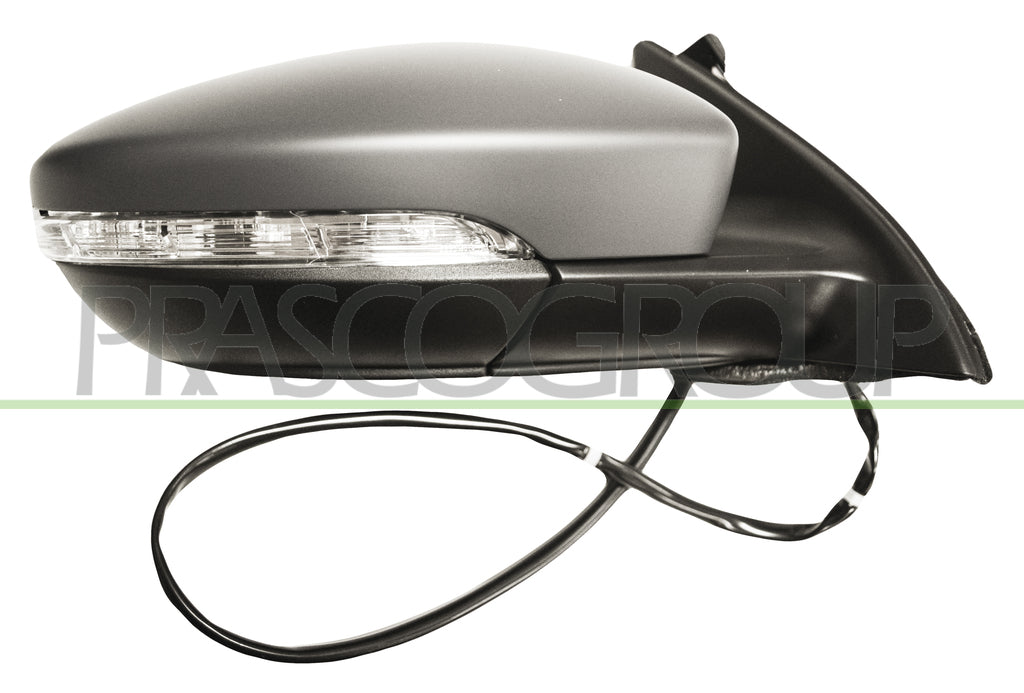 retrovisore destro elettrico termico con primer con fanale chiudibile convesso 16h8p volkswagen passat b7 2010 2014 vg0557323p