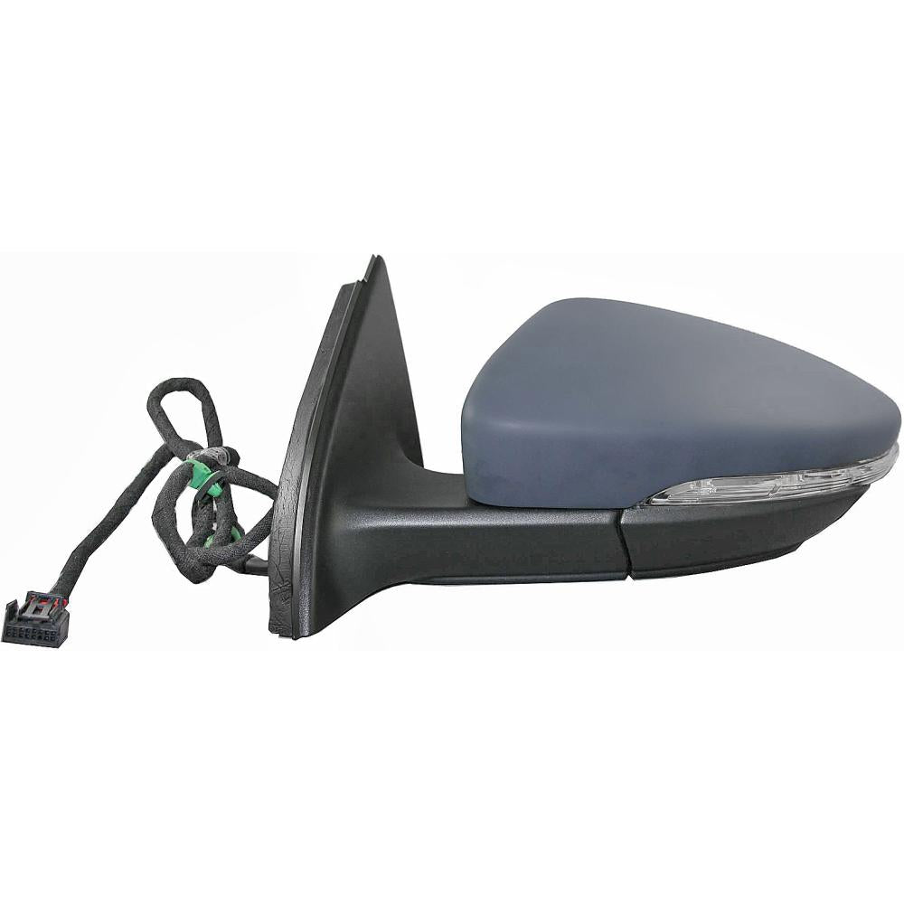 retrovisore sinistro elettrico termico con primer con fanale chiudibile asferico 16h8p volkswagen passat b7 2010 2014 3aa857507a9b9