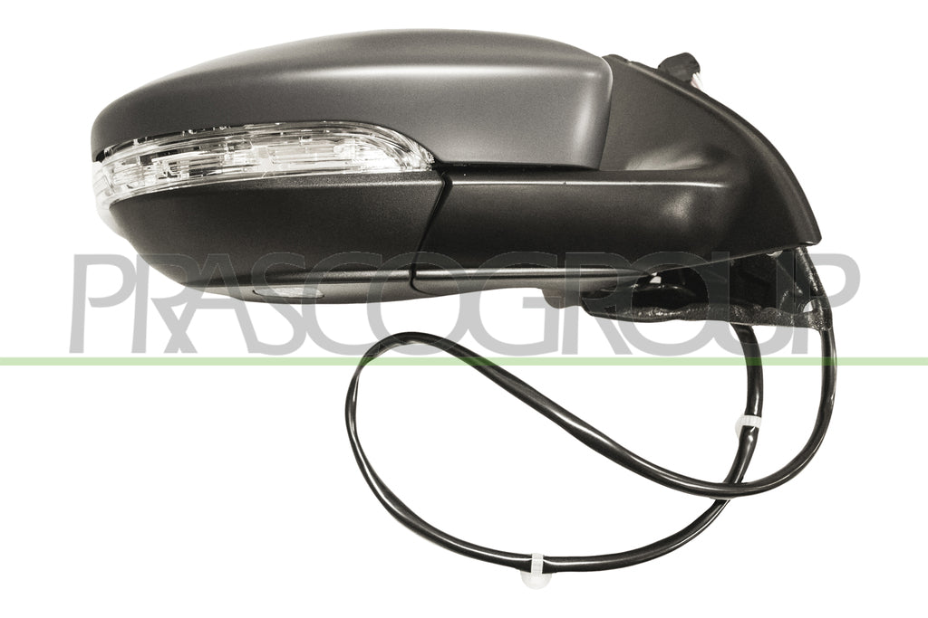 retrovisore destro elettrico con primer termico chiudibile con fanale con luce cortesia convesso 13 pins volkswagen passat b7 2010 2014 vg0557353p