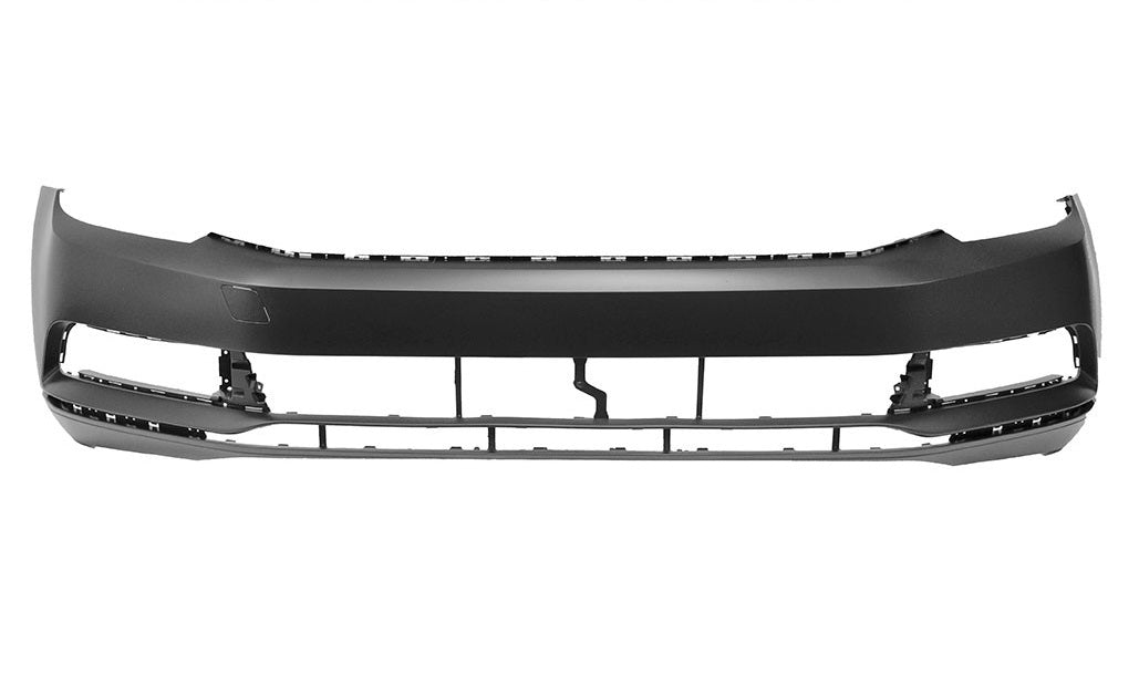 paraurti anteriore con primer con tappo copri gancio con tracce pdc e lavafari mod trendline comfortline volkswagen passat b8 2014 2019 vg0561001