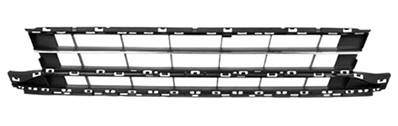 griglia paraurti anteriore centrale nera con modanatura cromata volkswagen passat b8 2014 2019 vg0562121