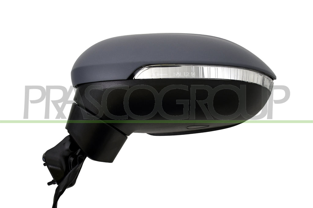 retrovisore sinistro elettrico con primer termico con fanale asferico 8 pins volkswagen passat b8 2014 2019 vg0567314