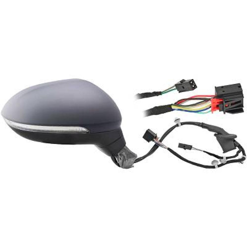 retrovisore destro elettrico con primer termico con fanale con luce cortesia con blis convesso 9 pins volkswagen passat b8 2014 2019 vg0567333