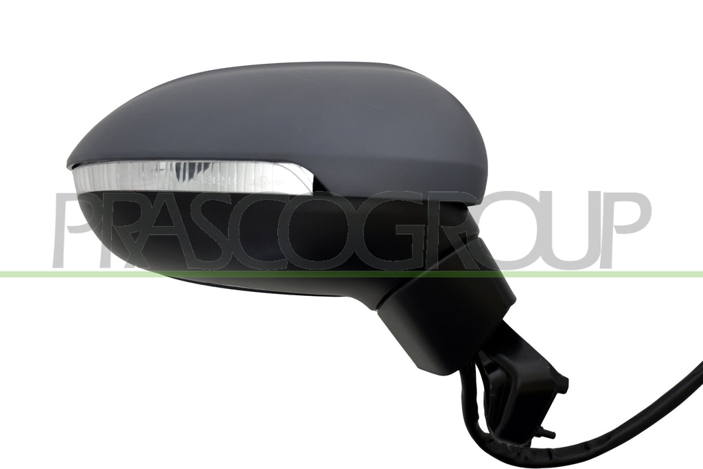 retrovisore destro elettrico con primer termico chiudibile con fanale con luce cortesia con memoria con blis convesso 15 pins volkswagen passat b8 2014 2019 vg0567343