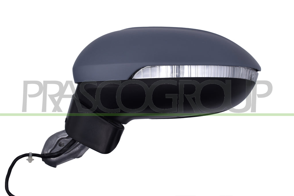 retrovisore sinistro elettrico con primer termico con fanale con luce cortesia con blis con predisposizione oscuramento automatico asferico 9 pins volkswagen passat b8 2019 2024 vg0587325