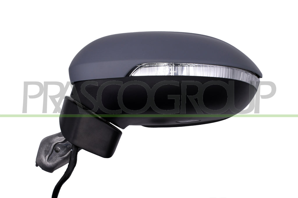 retrovisore sinistro elettrico con primer termico chiudibile con fanale con luce cortesia con memoria con blis con predisposizione oscuramento automatico asferico 15 pins volkswagen passat b8 2019 2024 vg0587335