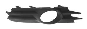 griglia destra paraurti anteriore nera goffrata con sede fendinebbia volkswagen scirocco 2008 2014 vg0942133