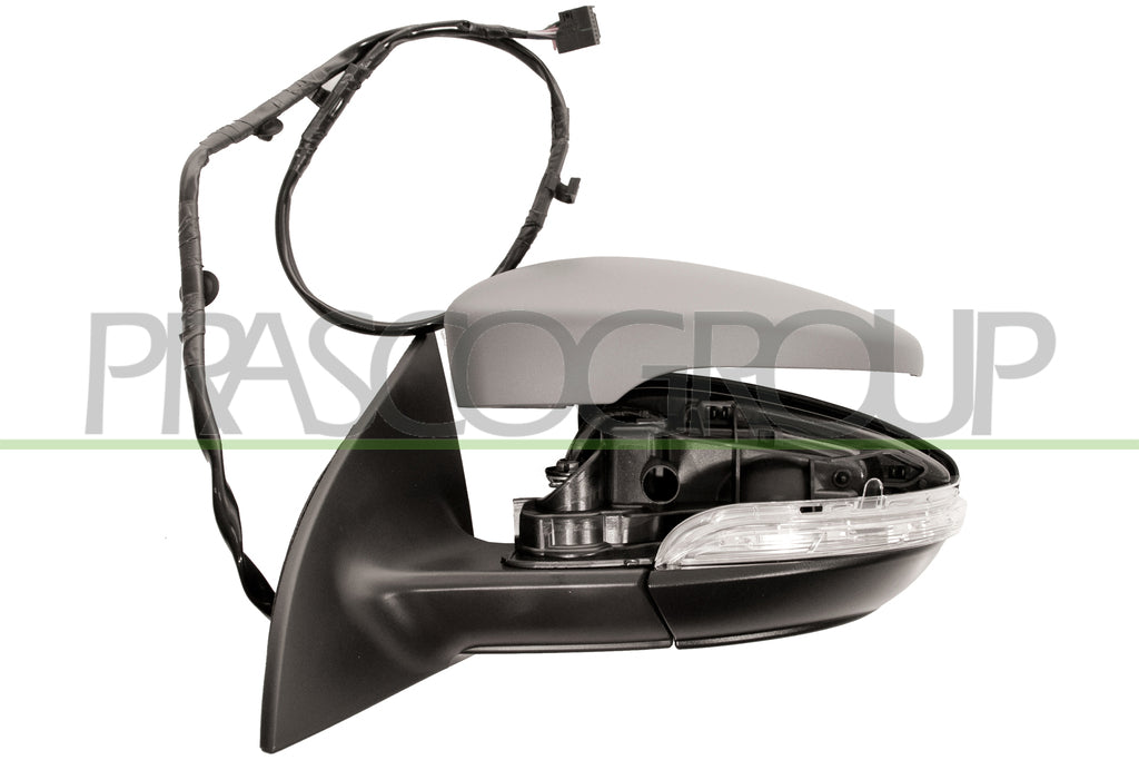 retrovisore sinistro elettrico termico con primer chiudibile con fanale con luce cortesia volkswagen scirocco 2008 2014 vg0947314