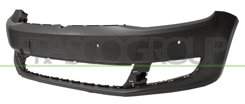 paraurti anteriore con primer con tappo coprigancio con fori pdc supporti con tracce lavafari volkswagen sharan 2010 2015 vg1011021