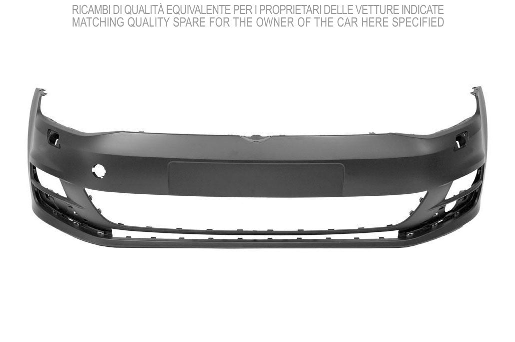 paraurti anteriore con primer con fori lavafari volkswagen golf 7 variant 2013 2017 vg4001011