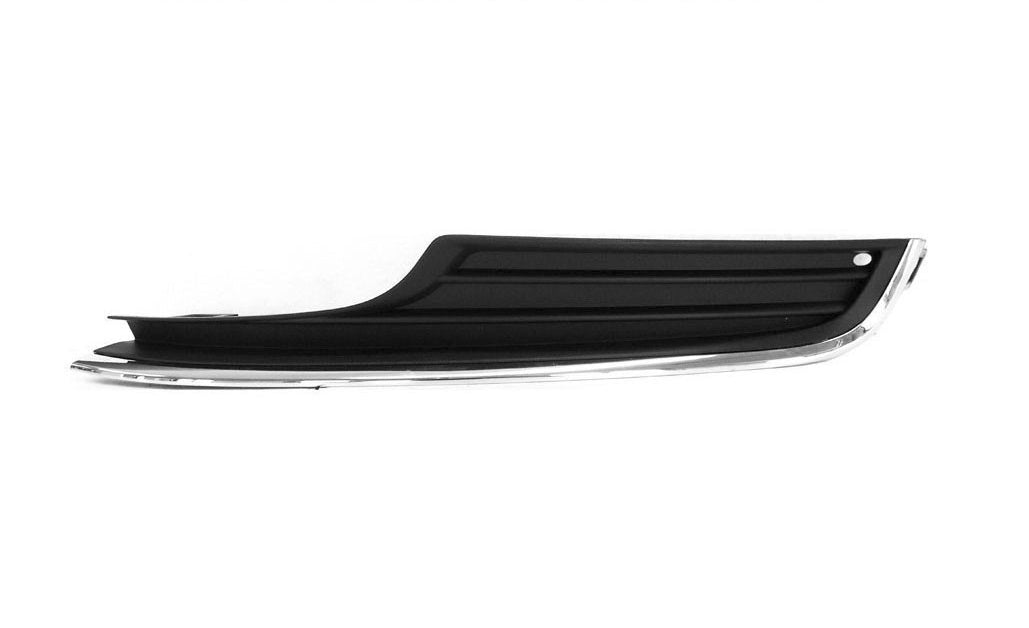 griglia sinistra paraurti anteriore inferiore nera goffrata con modanatura cromata volkswagen golf 7 2012 2016 vg4002136