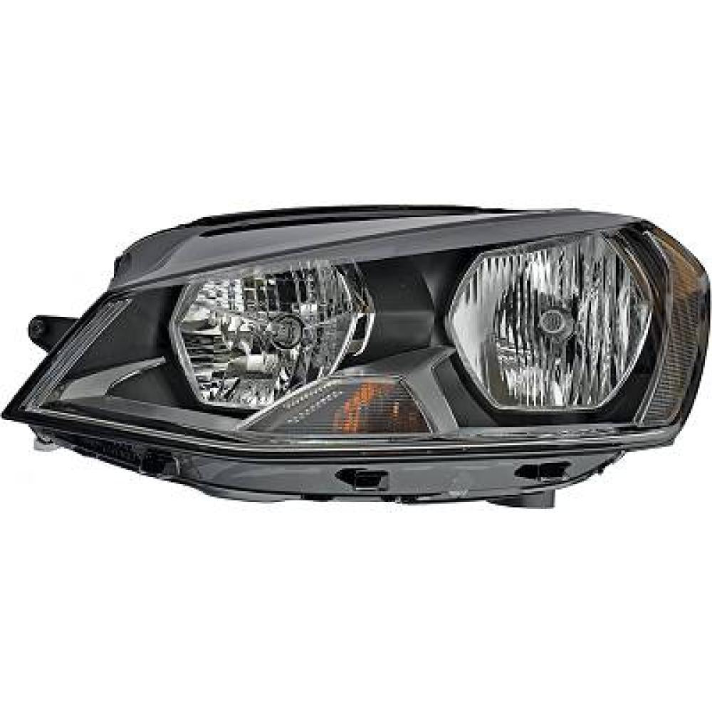 proiettore sinistro h7 h15 elettrico con motore nero volkswagen golf 7 2012 2016 vg4004906