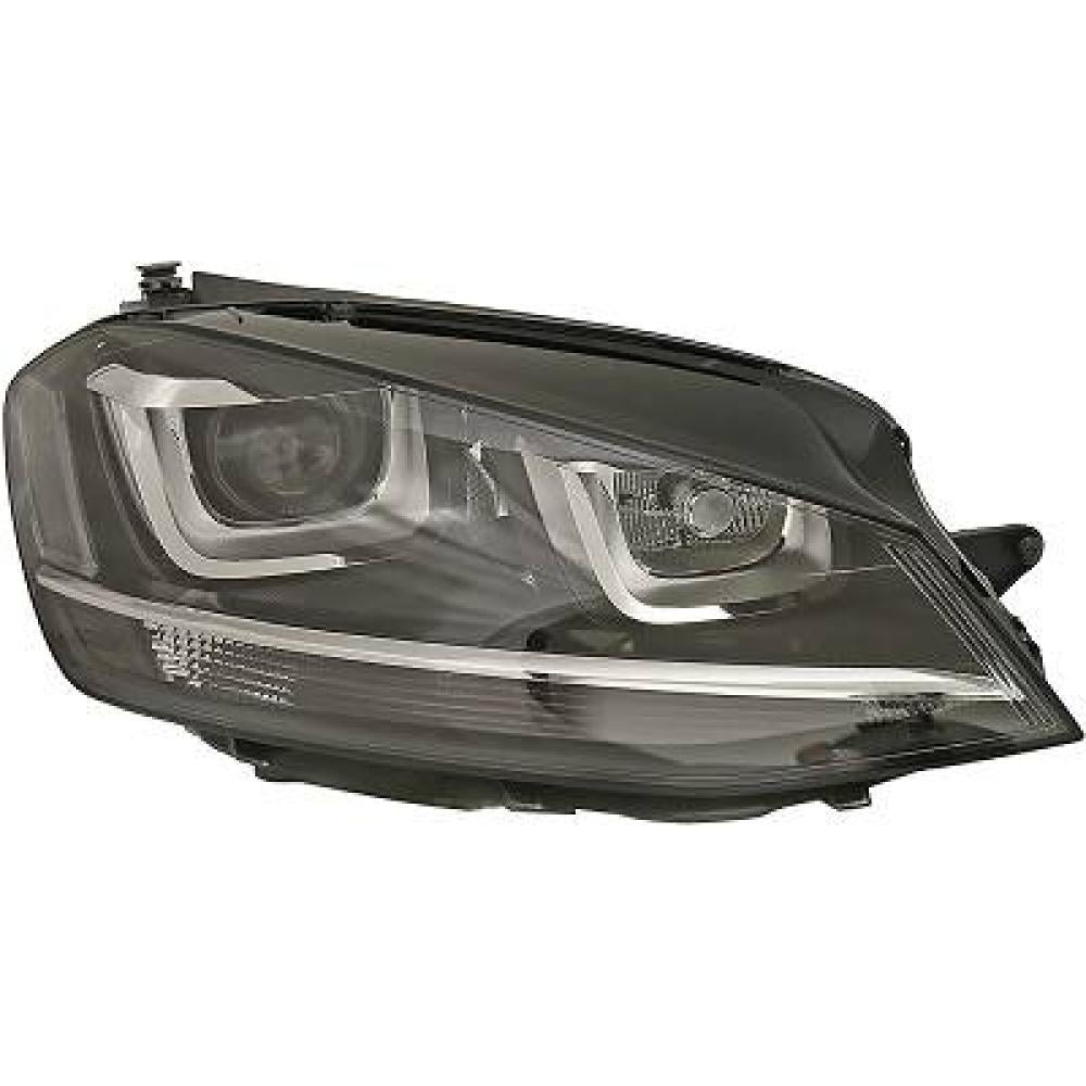 proiettore destro xenon d3s h7 elettrico con motore nero mod gtd volkswagen golf 7 2012 2016 vg4004913