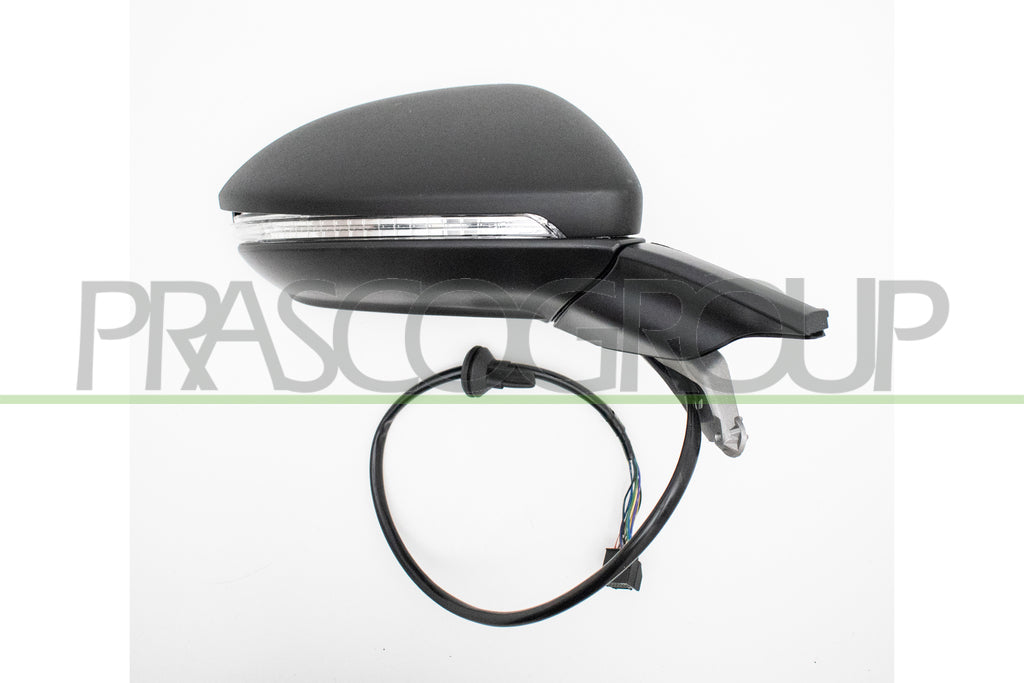 retrovisore destro elettrico nero termico chiudibile con fanale con memoria con luce cortesia convesso 13 pins volkswagen golf 7 2012 2016 vg4007313