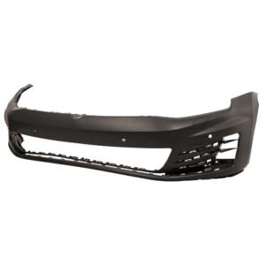 paraurti anteriore con primer con fori pdc supporti con lavafari con tappo copri gancio con tracce park assist volkswagen golf 7 gti gtd 2013 2016 vg4021041