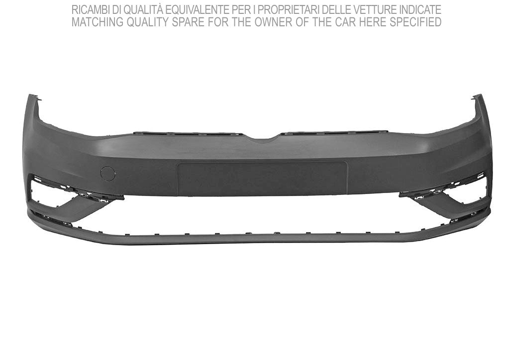 paraurti anteriore con primer con tracce pdc park assist e lavafari volkswagen golf 7 5 2016 2020 vg4041001