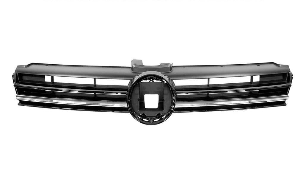 griglia radiatore nera con modanatura cromata volkswagen golf 7 5 2016 2020 vg4042011