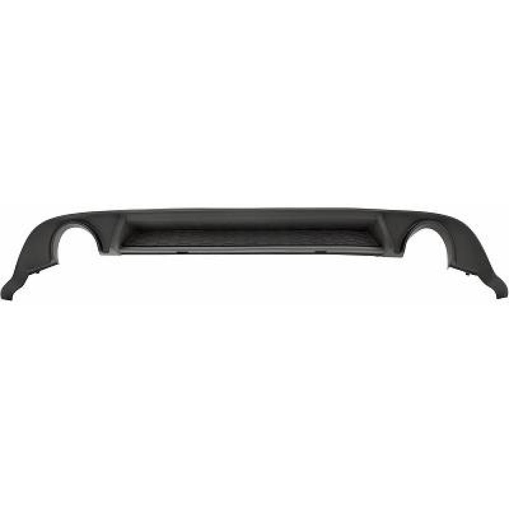 spoiler paraurti posteriore nero goffrato con scarico singolo a destra e a sinistra volkswagen golf 7 5 gti gtd 2017 2020 vg4081851
