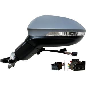 retrovisore sinistro elettrico con primer termico chiudibile con fanale con luce cortesia con memoria con lane assist asferico 16 pins volkswagen golf viii gti gtd 2020 vg4107334p
